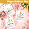 Mother’s Day Card Making Kit – 30pcs DIY Handprint Cards, 8.5 x 11 Inch Personalized Painting & Fill-in Greeting Cards for Mom, Classroom & Home Crafts
